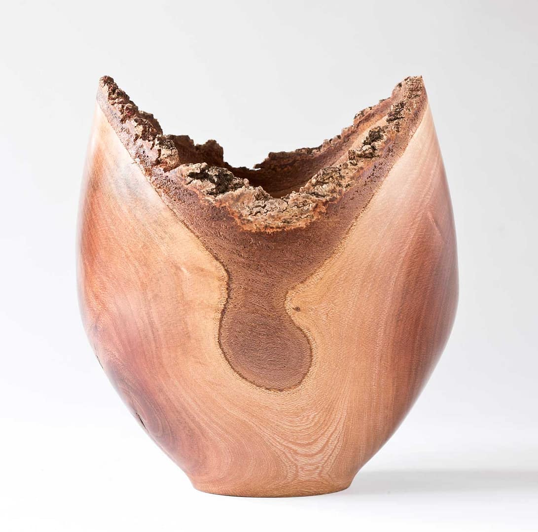 Three Legged Oak Wooden Bowl