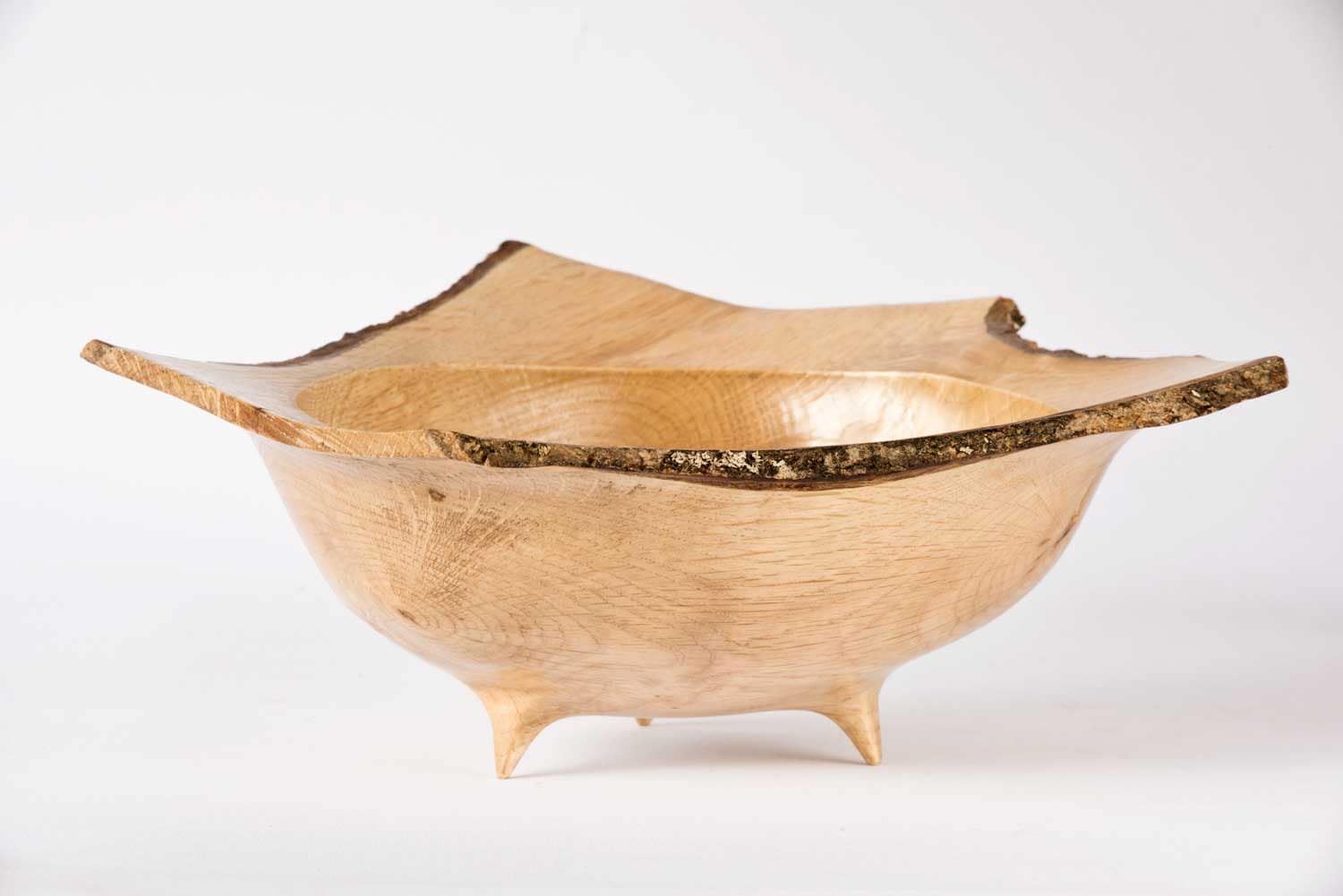 Oak Wooden Bowl