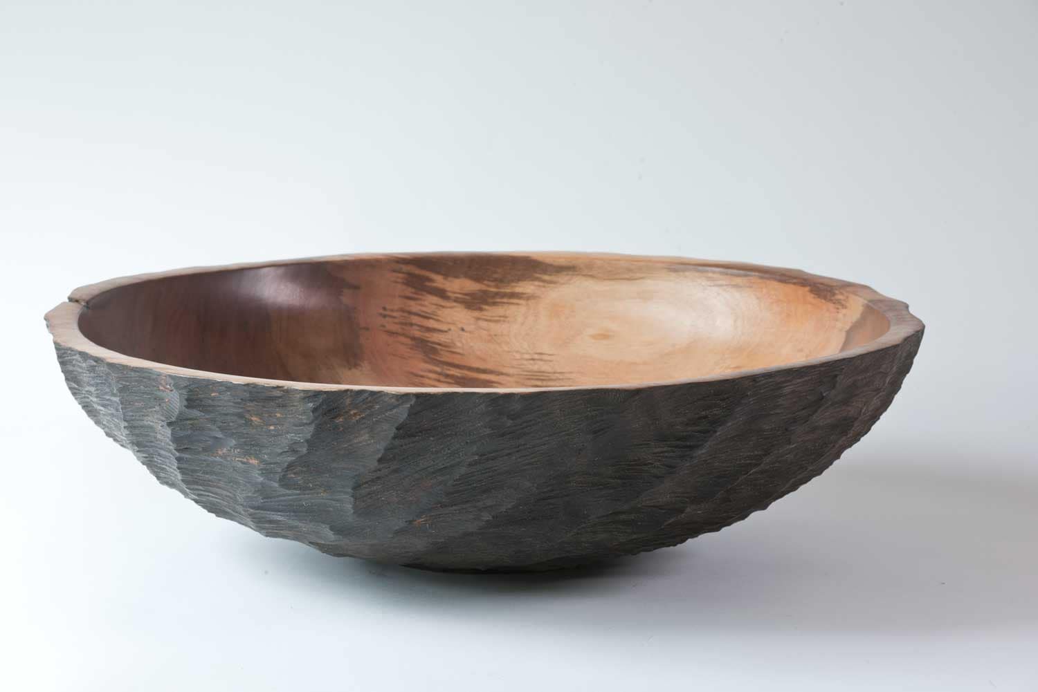Hand-Carved-Pohutukawa-Bowl-No597-d Three Legged Oak Wooden Bowl