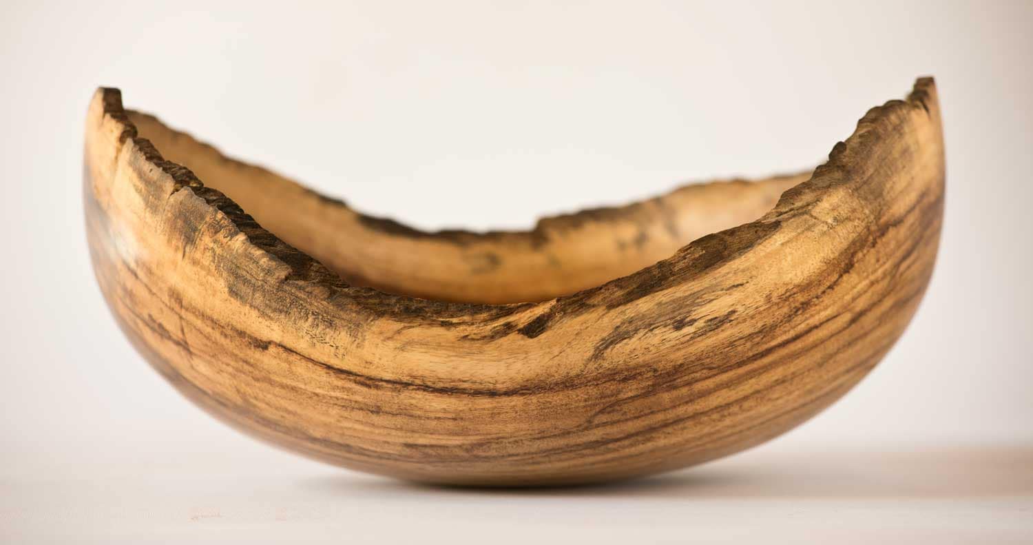 No158-Acacia-Natural-Edge-Bowl Acacia Natural Edge Wooden Bowl