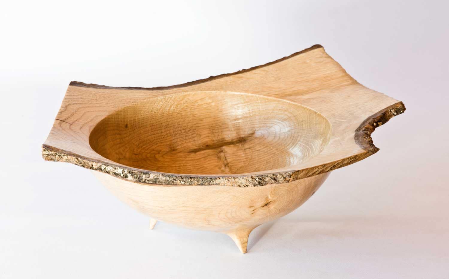 No249-fork-oak-wooden-bowl-2 Oak Wooden Bowl
