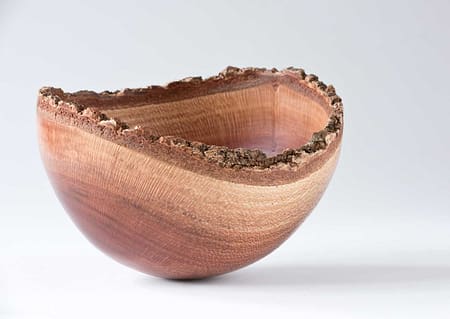 Bark-rimmed Rocking Bowl No338
