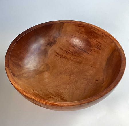 Classic large Pohutukawa wooden bowl No665