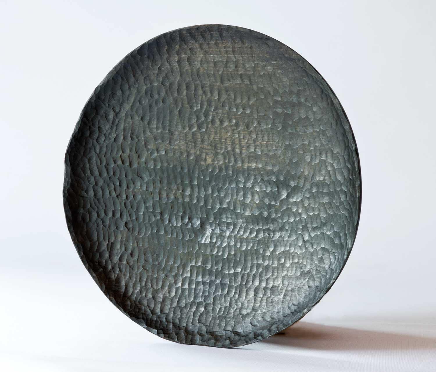 No241-Ebonised-Kanuka-Wooden-Platter Ebonised Kanuka Wooden Platter top view